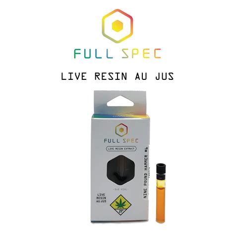 9lb Hammer #6 | Full Spec | Live Resin Au Jus Sauce - Jane