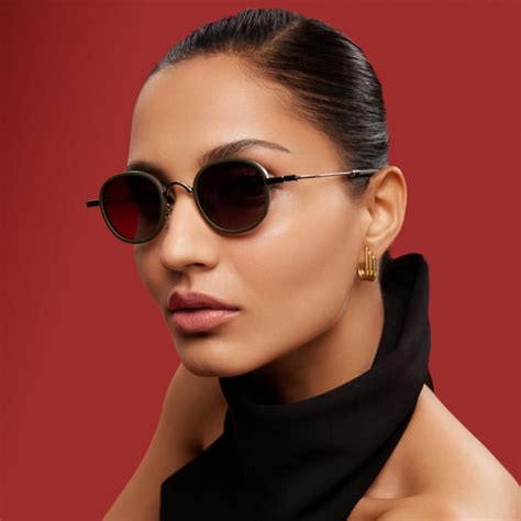 Buy Gold Blue Brown Gradient Full Rim Geometric Vincent Chase Polorized ...