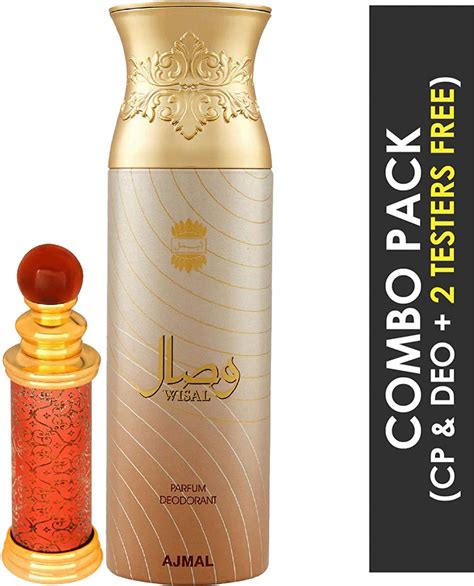 Buy AJMAL CLASSIC OUD CP OIL OUDH 10ML FOR UNISEX AND WISAL DEODORANT ...