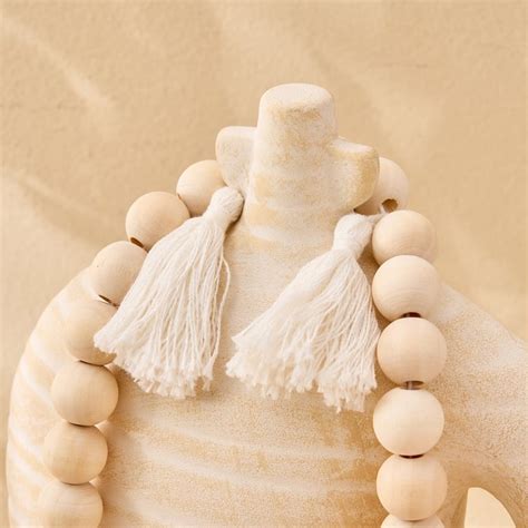 Buy Oyster Ornira Ceramic Table Accent with Beads from Home Centre at ...