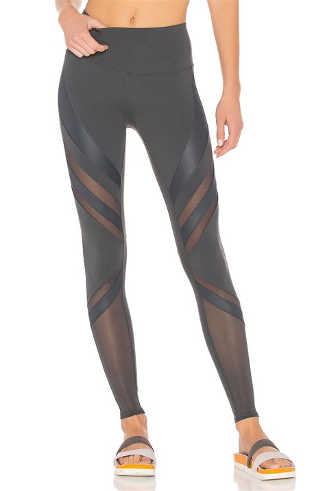 alo High Waist Epic Legging in Anthracite | REVOLVE