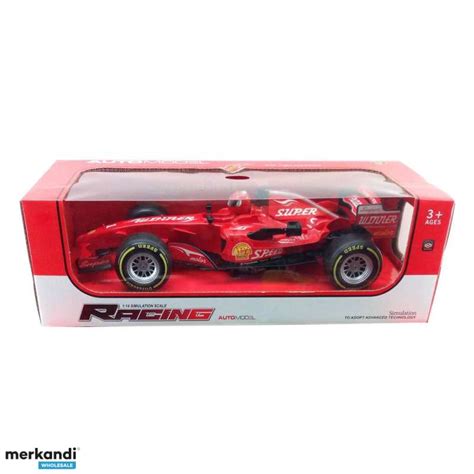 Voiture de course F1 - Son de course - Moteur à friction - Rouge - 1:14 ...