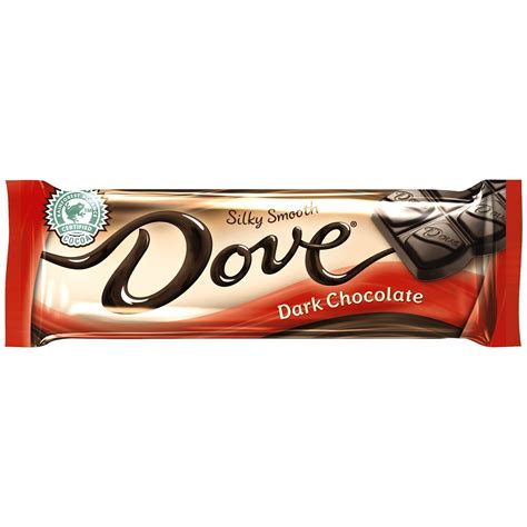 DOVE Candy Dark Chocolate Bars, Full Size, 1.44 oz (Pack of 18) Box ...