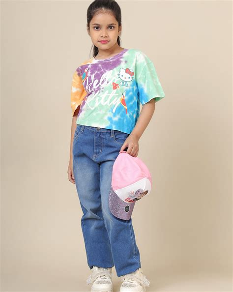 Hello Kitty Printed Boxy Fit Tshirt For Girls – Kidsville