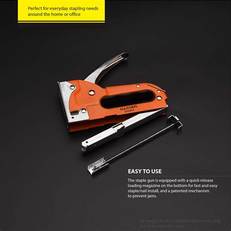 Staple gun, Manual gun with 1000 staples. 4-8mm Heavy duty stapler gun ...