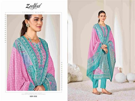 Zulfat Summer Shine Cotton Dress Material Collection