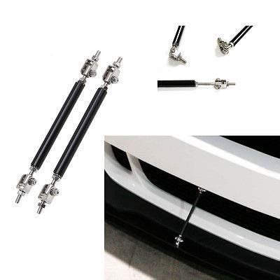 FidgetGear Car Front Bumper Lip Splitter Rod Strut Tie Bar Support Kits ...