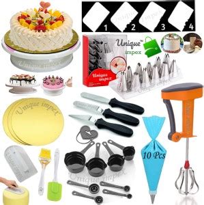 Unique Impex cake making materials combo set with blender Kitchen Tool ...