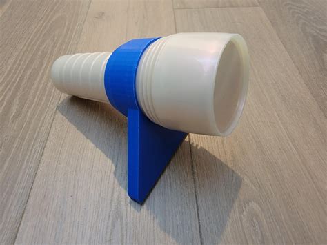 I designed and 3D printed a Fleshlight holder, for hands-free ...