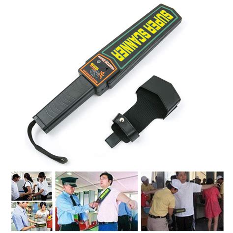 Outgeek Metal Detector Hand Held Security Wand Security Scanner ...