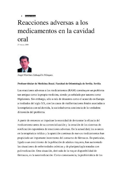 Reacciones - Summary instrumentation - Ciencia y clínica Reacciones ...