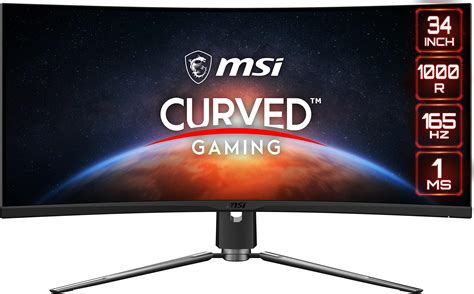 MSI MPG ARTYMIS 343CQR Curved Gaming Monitor - 34 Inch, 21:9 UWQHD ...
