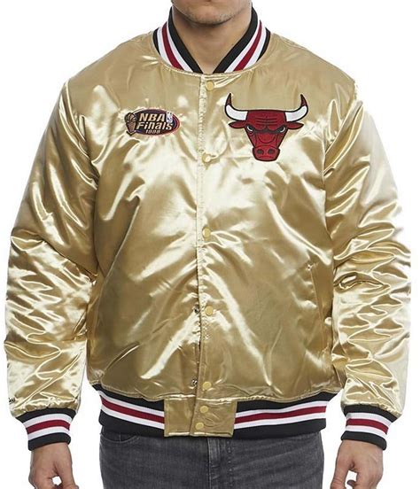 NBA Finals Championship Satin 1998 Chicago Bulls Jacket - Jackets Masters