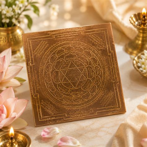 Kubera Copper Yantra for Wealth Prosperity and Financial Growth Energi