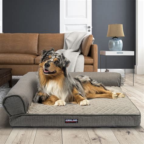 Kirkland Signature 36" x 42" (91.4 x 106.7 cm) Memory Foam Bolster Pet ...