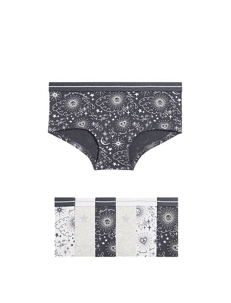 Buy 7pk Cotton with Stretch Cosmic Knicker Shorts (5-16 Yrs) at Marks ...