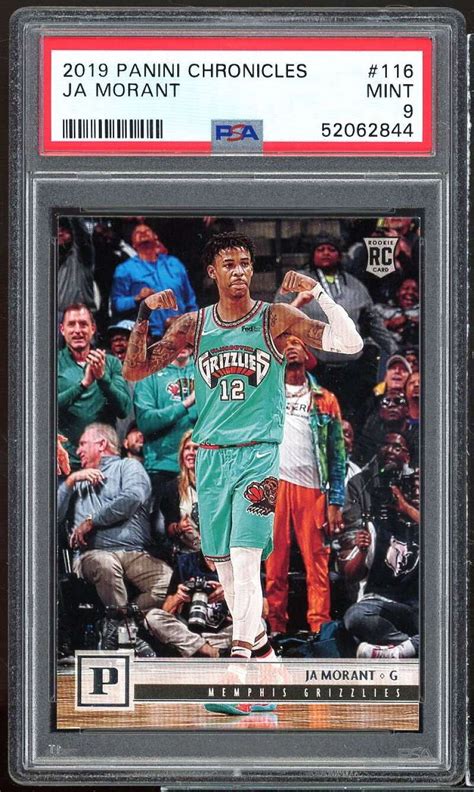 Panini Chronicles 2019-20 Ja Morant Graded Basketball Rookie Card #116 ...