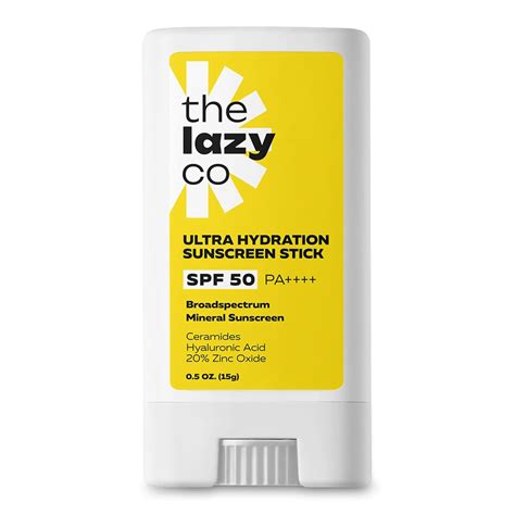 The Lazy Co SPF 50 PA++++ Sunscreen Stick for Broad Spectrum Sun ...