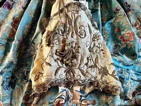 An Exquisite Spanish Santo In Original Robes, 1800'S - Decorative ...