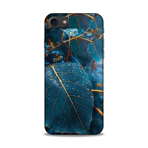 HHM Premium Unique Design Beautufull Blue Golden Peepal Leaf Printed ...