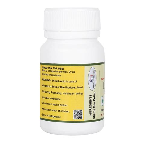 Bee Pollen Capsule 500mg – Immunity & Energy Booster | Super Bee – Superbee
