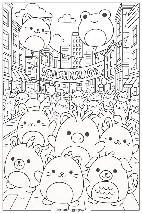 53 Squishmallow Coloring Pages (Free PDF & PNG Printable)