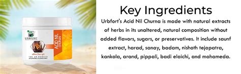 Buy URBFORT Ocid Nil Churan - Natural and Ayurvedic Formulation for ...