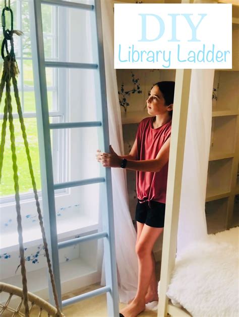 Image result for DIY Library Ladder
