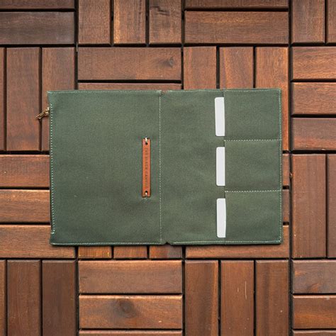 Forest Green Fabric Pocket Insert - A5 – The Black Canvas
