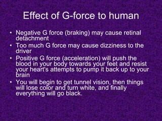 G-Force Comparison Chart 的图像结果