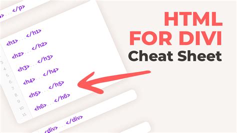 HTML Code Cheat Sheet PDF 的图像结果