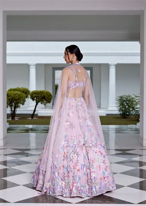 LILAC LEHENGA BLOUSE DUPATTA – Opus Atelier