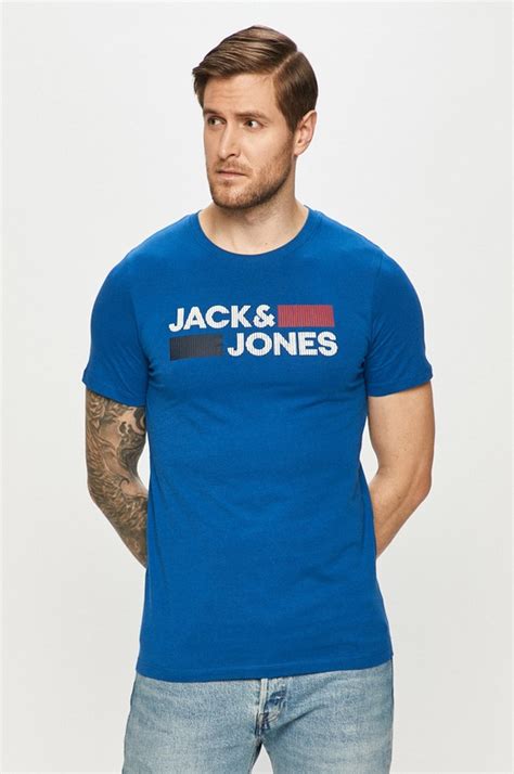 Jack & Jones T-shirt bawełniany z nadrukiem | Answear.com