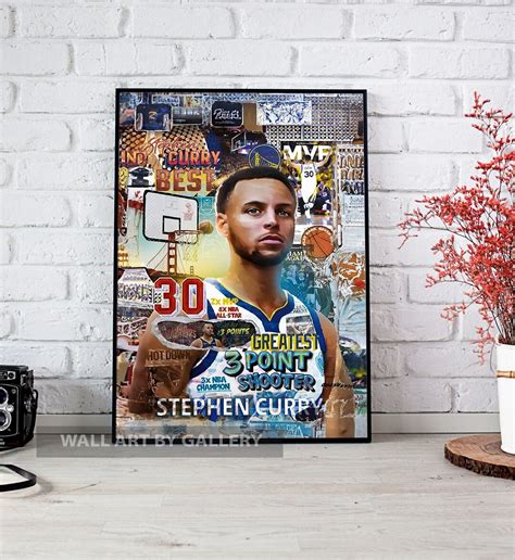 Stephen Curry Poster Golden State Warriors Poster GSW Handmade ...