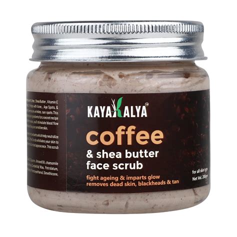 Buy KAYAKALYA Coffee and Shea Butter Face Scrub for Tan Removal ...