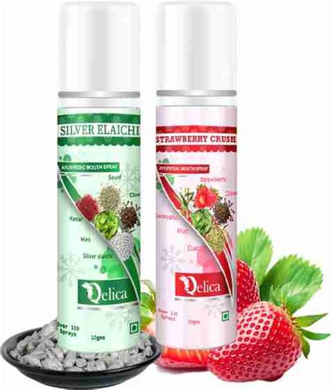 Qelica Strawberry Crush, Silver Elachi Spray | Buy Oral Care Products ...