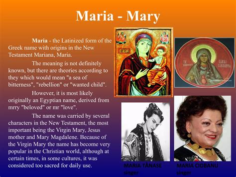 Women names in Romania | PPT