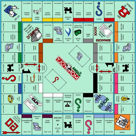 Free monopoly board template - japannolf