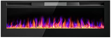 Buy 36" Inch Electric Fireplace in-Wall Recessed and Wall ed Fireplace ...