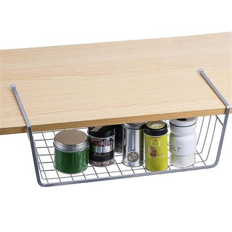 Go Hooked 16" Undershelf Storage Basket Under Cabinet Storage Organizer ...