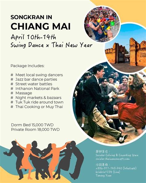 "Swing into the Songkran Festival in Chiang Mai", Socialer Coliving ...