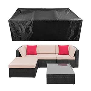 CKCLUU Patio Conversation Set Cover - Outdoor Sectional Sofa and Dining ...
