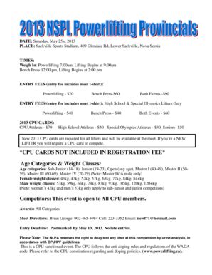 Fillable Online *CPU CARDS NOT INCLUDED IN REGISTRATION FEE* Age ...