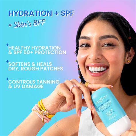 Dot & Key Sunscreen - SPF 50 PA++++ Blueberry Hydrate Barrier Repair,In ...