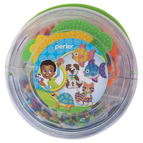 Buy Perler Pet Pals Activity Bucket Fuse Bead Craft Kit, Ages 6 and Up ...