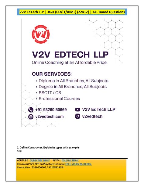 Super 25 Java Q&A V2V - Add icon and writing characters - 1 YOUTUBE ...