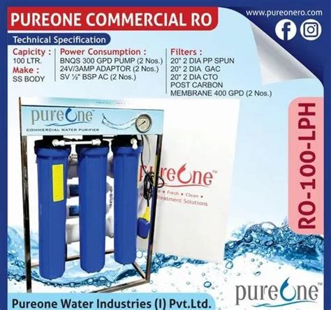 Commercial Ro - Commercial RO 25LPH Manufacturer from Navi Mumbai