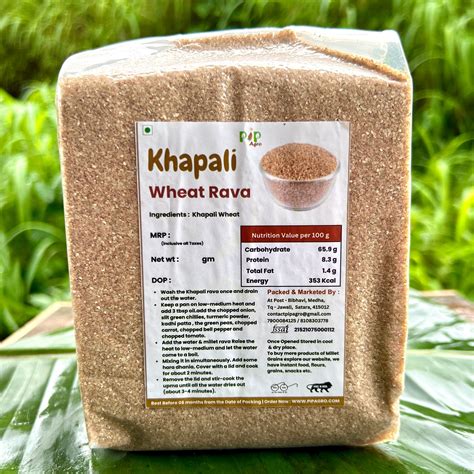 Khapli Wheat Rava | खपली गहू रवा – PIP AGRO