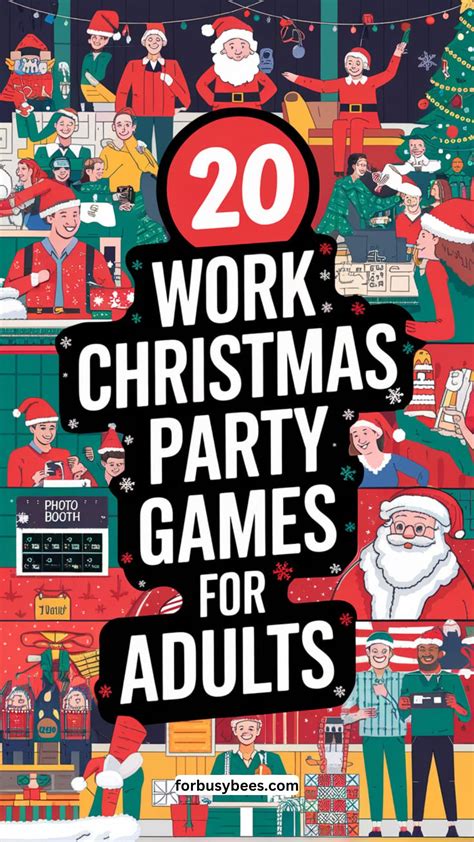 28 Festive Work Christmas Party Ideas for a Fun Holidays - For Busy Bee's