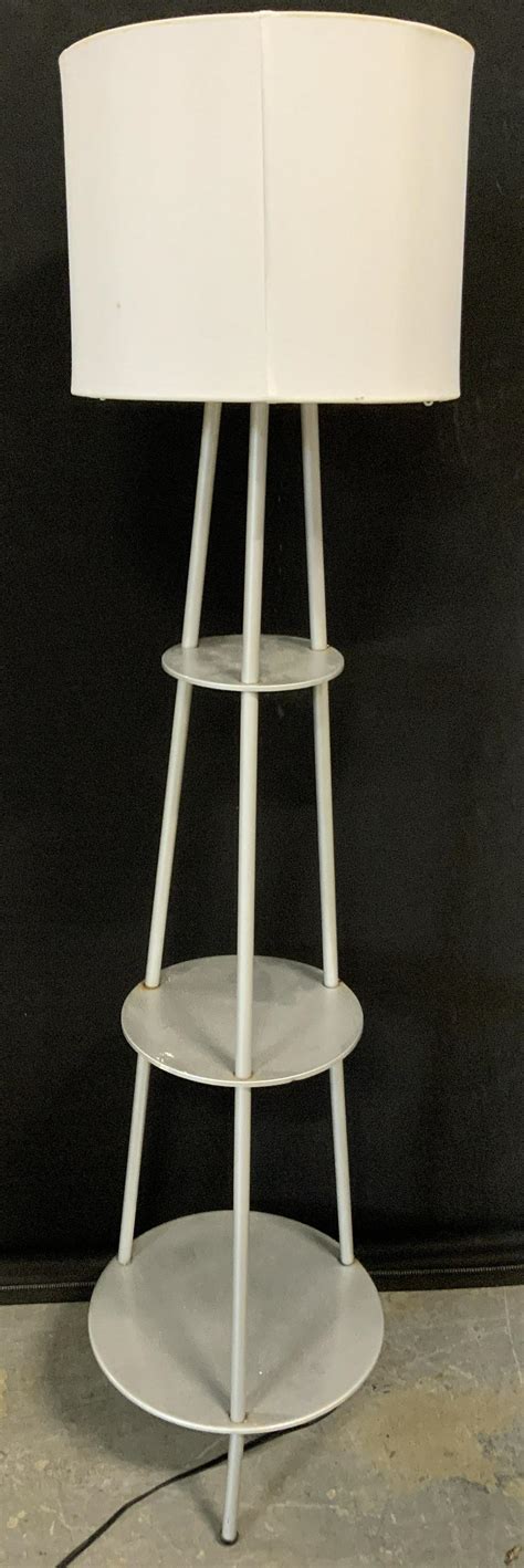 Tripod Style 3 Tier Floor Lamp W Shade | Barnebys